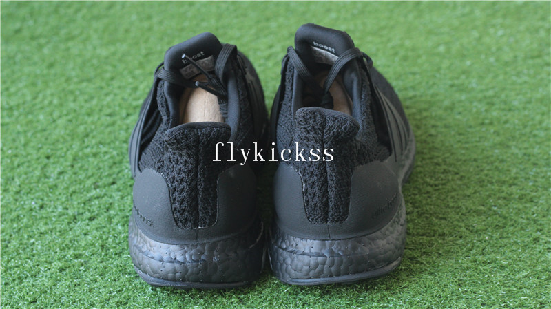 Real Boost Adidas Ultra Boost 4.0 Triple Black BB6157